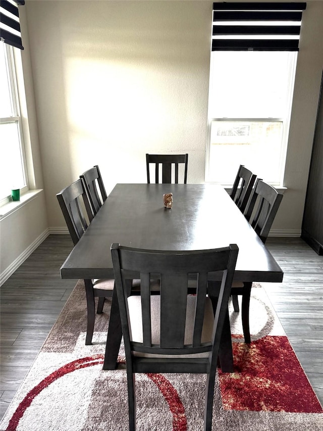 3340 Sorghum Way, Mckinney, TX 75071 - dining space featuring baseboards and wood finished floors