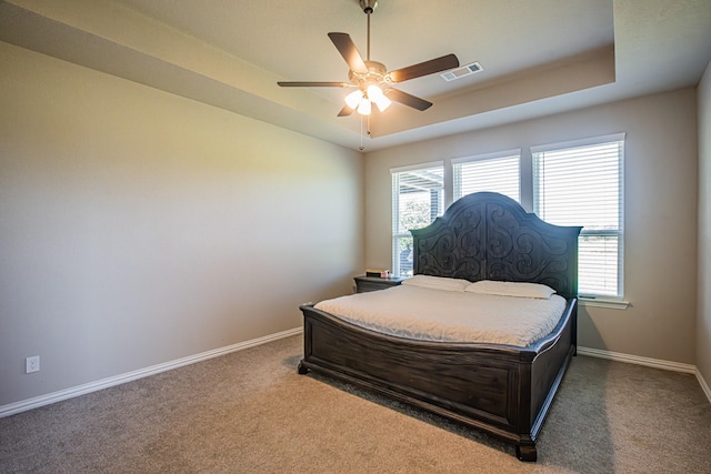 146 Chester Rd, Springtown, TX 76082 - bedroom featuring a raised ceiling, carpet floors, and baseboards