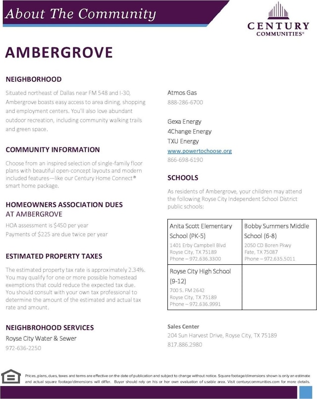 362 Fire Rock Dr, Royse City, TX 75189 - view of a document