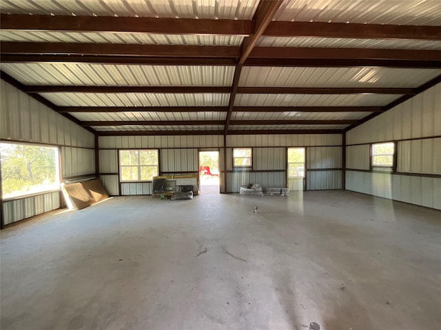 1017 Miller Dr, Mineral Wells, TX 76067 - garage with metal wall