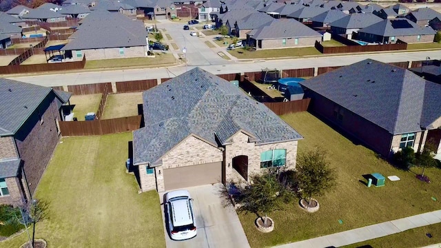 516 Smart Strike Trl, Granbury, TX 76049 - aerial perspective of suburban area