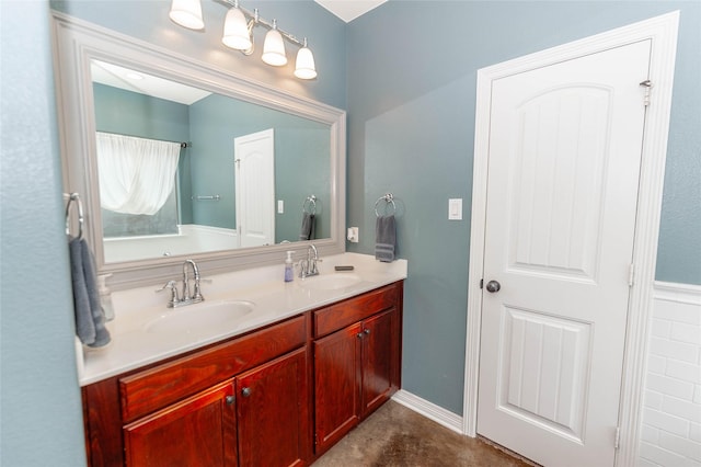 517 N 2nd St, Midlothian, TX 76065 - full bath with double vanity