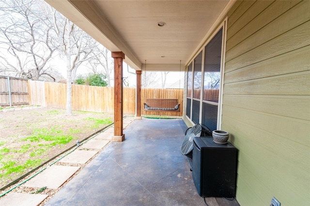 517 N 2nd St, Midlothian, TX 76065 - view of patio / terrace featuring a fenced backyard