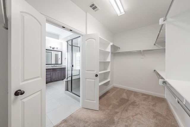 670 Bridge St, Coppell, TX 75019 - spacious closet featuring light carpet