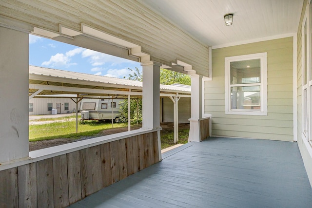 301 Sycamore St, Bardwell, TX 75101 - view of unfurnished sunroom