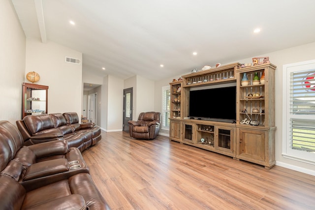 3105 Kensington Dr, Mesquite, TX 75150 - living room with light wood-style flooring, baseboards, and recessed lighting