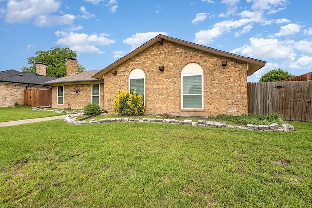 3105 Kensington Dr, Mesquite, TX 75150 - ranch-style house with brick siding and a chimney