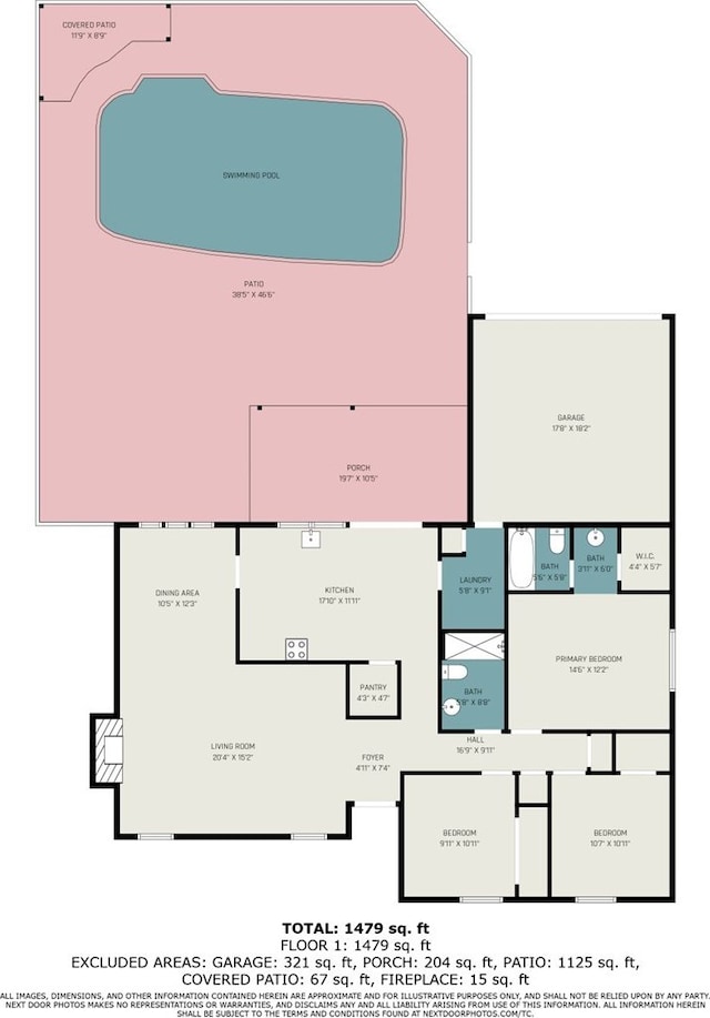 3105 Kensington Dr, Mesquite, TX 75150 - home floor plan