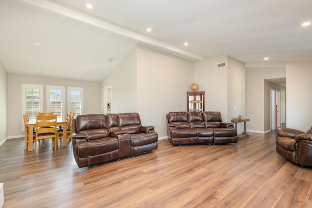 3105 Kensington Dr, Mesquite, TX 75150 - living room with light wood-style flooring, recessed lighting, and baseboards