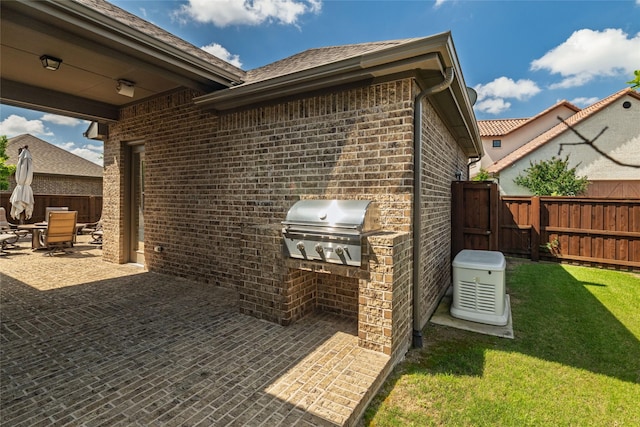 3900 Plum Vista Pl, Arlington, TX 76005 - view of patio / terrace with grilling area and area for grilling