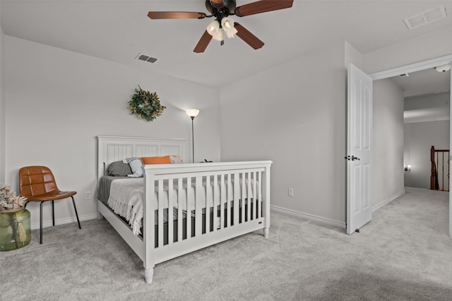 240 Stone Mountain Rd, Cresson, TX 76035 - bedroom with carpet flooring, baseboards, and ceiling fan