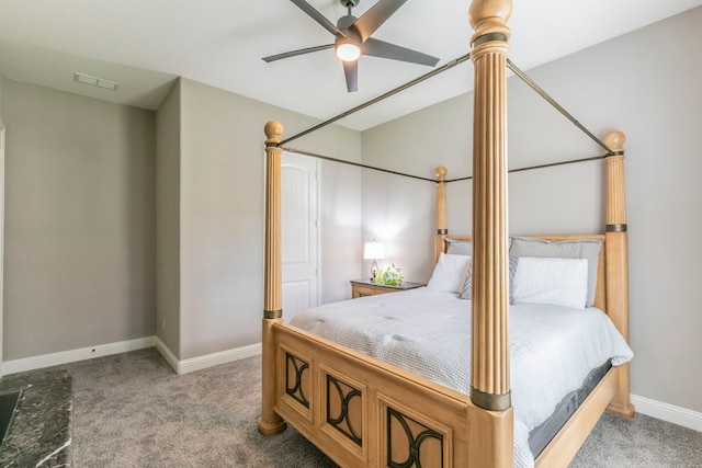 1061 Circle J Trl, Prosper, TX 75078 - bedroom with carpet, baseboards, and a ceiling fan