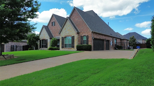 1061 Circle J Trl, Prosper, TX 75078 - view of front of property featuring brick siding, concrete driveway, roof with shingles, and an attached garage