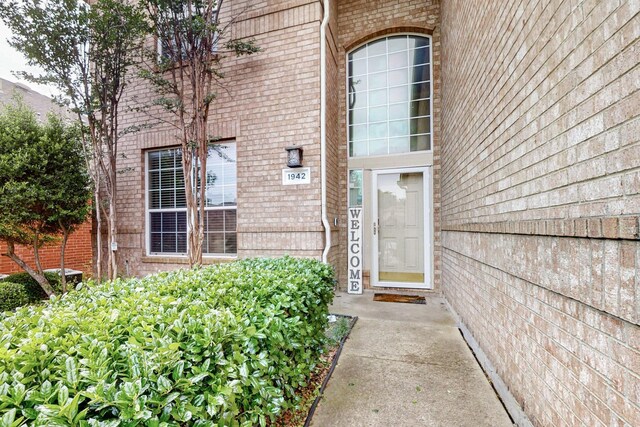 1942 Garrison Way, Garland, TX 75040 - entrance to property featuring brick siding