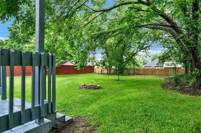 514 W Baker St, Denison, TX 75020 - view of yard