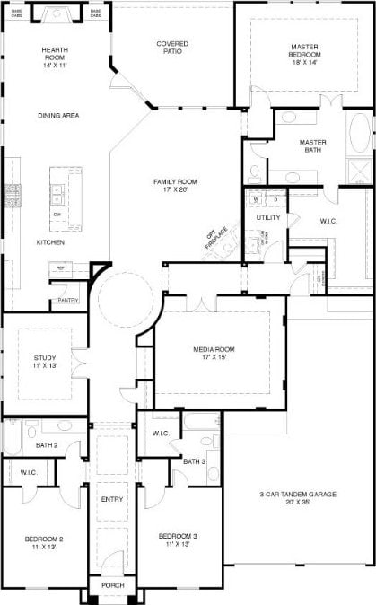 2813 Dorset, The Colony, TX 75056 - home floor plan