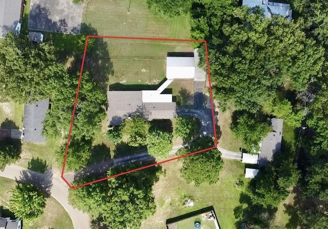 1621 Baseball Loop, Diana, TX 75640 - aerial overview of property's location with property boundaries highlighted
