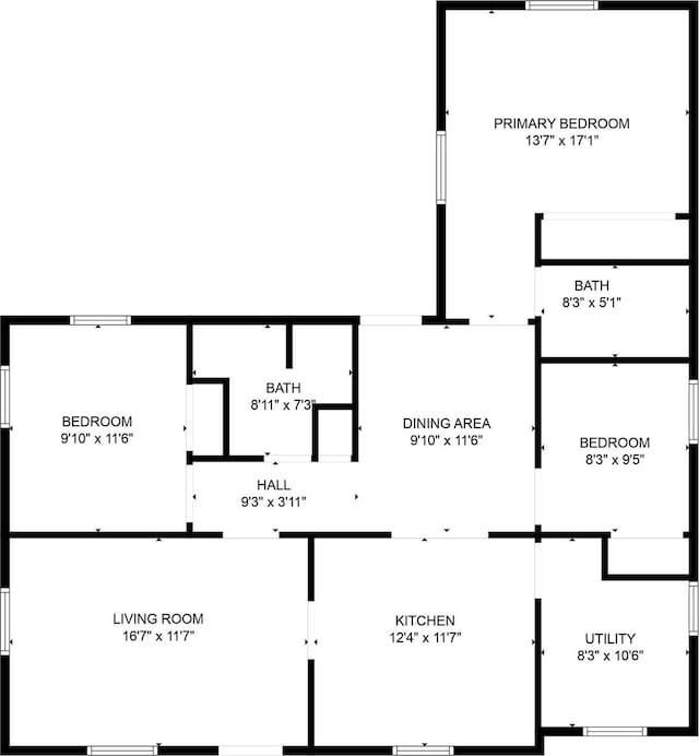 2906 W Parnell St, Denison, TX 75020 - room layout