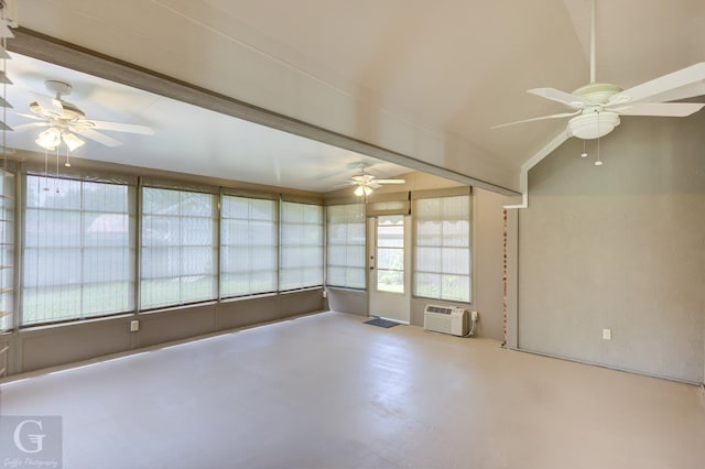 2116 Landau Ln, Bossier City, LA 71111 - unfurnished sunroom with a wall unit AC