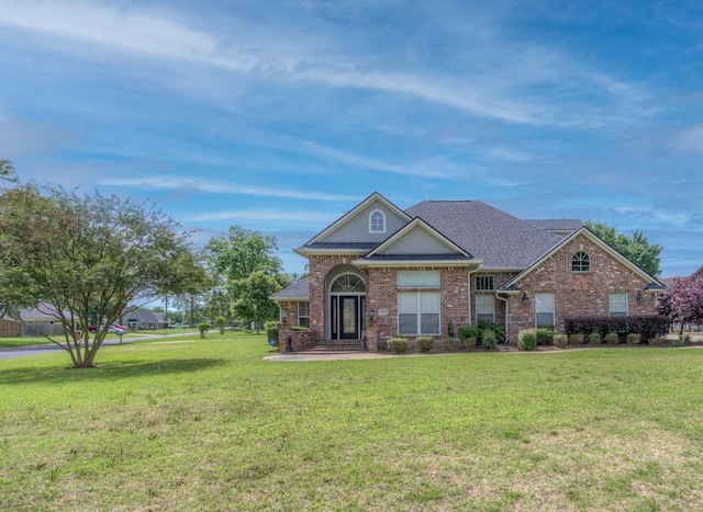 2116 Landau Ln, Bossier City, LA 71111 - traditional home featuring a front yard and brick siding