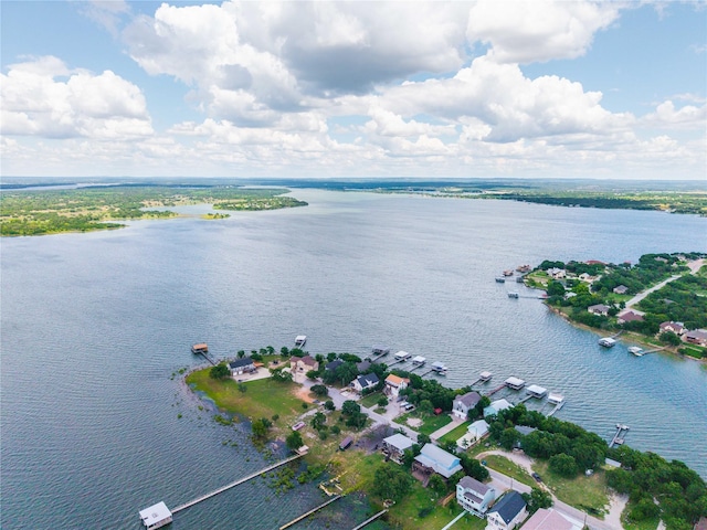 270 Hawk Ln, Brownwood, TX 76801 - aerial overview of property's location featuring a large body of water