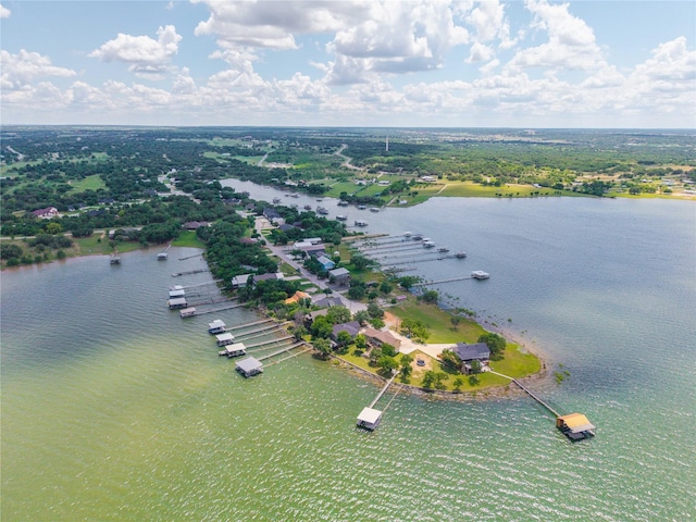 270 Hawk Ln, Brownwood, TX 76801 - bird's eye view of a large body of water