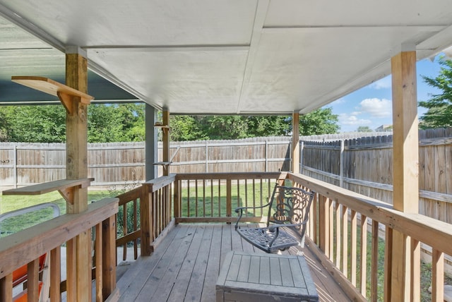 1142 Story Book Ln, Weatherford, TX 76086 - view of wooden terrace