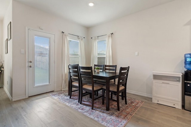 3934 Faulkner Ave, Celina, TX 76227 - dining room with light wood-style floors and baseboards