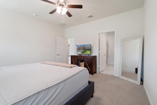 3934 Faulkner Ave, Celina, TX 76227 - bedroom featuring light colored carpet, a ceiling fan, and baseboards