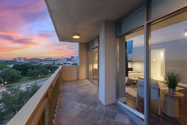6211 W NW Unit 701, Dallas, TX 75225 - balcony featuring a city view