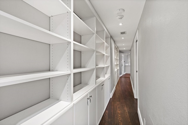6211 W NW Unit 701, Dallas, TX 75225 - corridor with dark wood-style flooring