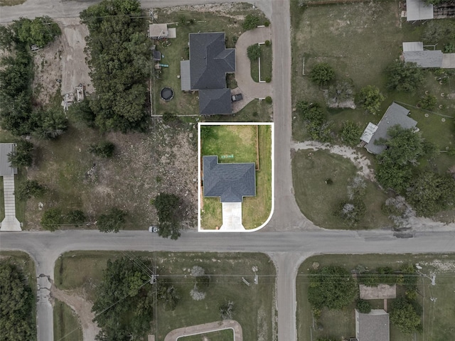 aerial overview of property's location featuring property parcel outlined