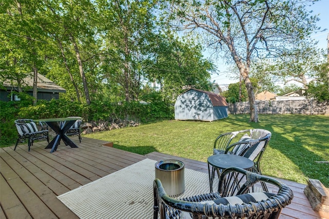 922 S Waverly Dr, Dallas, TX 75208 - deck with a storage unit and an outbuilding