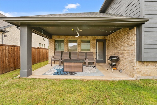 512 Navo Rd, Little Elm, TX 75068 - view of patio with grilling area
