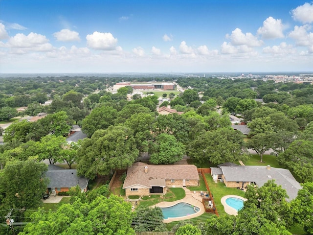 4816 Reynolds Rd, North Richland Hills, TX 76180 - bird's eye view of a pool area