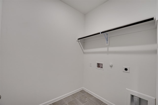 1710 Citrus Dr, Sherman, TX 75092 - laundry area featuring hookup for a gas dryer, hookup for an electric dryer, hookup for a washing machine, and baseboards