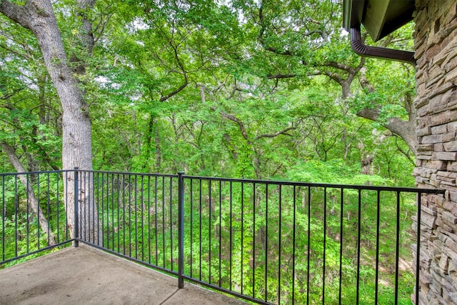 711 Pearl Cv, Oak Point, TX 75068 - balcony with a view of trees