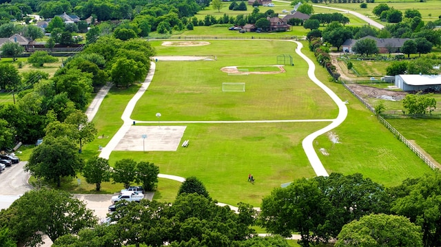711 Pearl Cv, Oak Point, TX 75068 - aerial view