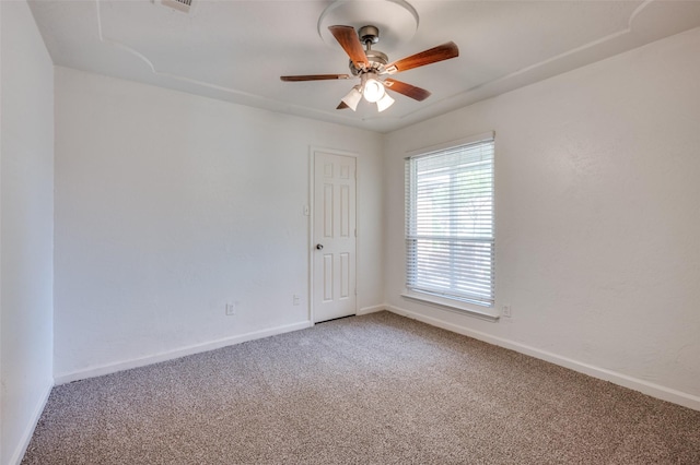 4228 Longleaf Ln, Fort Worth, TX 76137 - unfurnished room featuring light colored carpet, a ceiling fan, and baseboards
