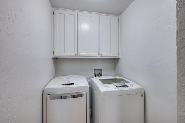 4228 Longleaf Ln, Fort Worth, TX 76137 - laundry area with cabinet space and washer and clothes dryer