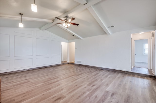 4228 Longleaf Ln, Fort Worth, TX 76137 - unfurnished living room featuring a ceiling fan, light wood-type flooring, and baseboards