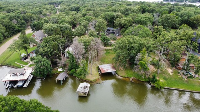 109 Anderson Ln, Mabank, TX 75156 - bird's eye view of a nearby body of water and a heavily wooded area