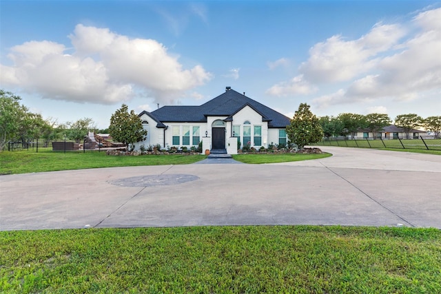 3320 S Fm 548, Royse City, TX 75189 - french country inspired facade with curved driveway and stucco siding