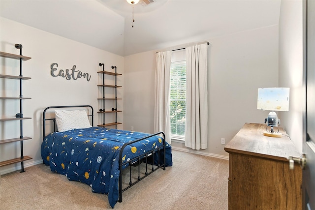 3320 S Fm 548, Royse City, TX 75189 - bedroom with carpet, baseboards, and lofted ceiling