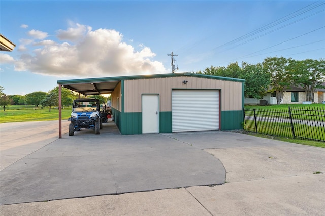 3320 S Fm 548, Royse City, TX 75189 - garage with a garage and concrete driveway