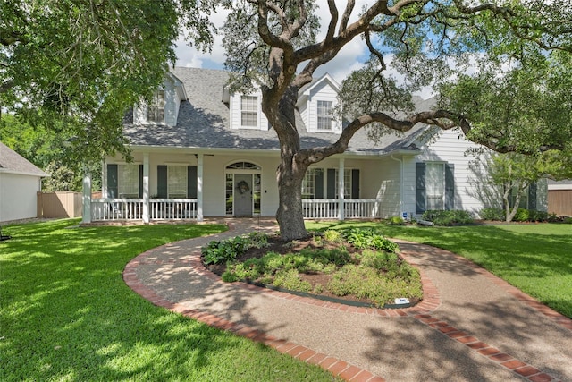 306 Winding Creek Ln, Mcgregor, TX 76657 - cape cod house with a porch