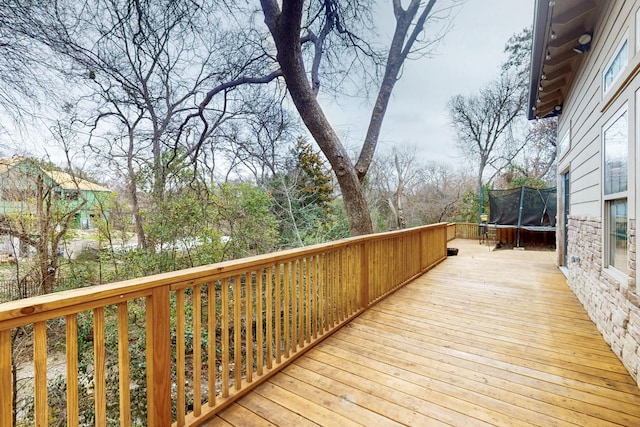 6723 Blessing Dr, Dallas, TX 75214 - deck with a trampoline