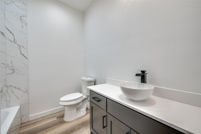 488 Klas Rd, Sherman, TX 75092 - full bath featuring vanity and wood finished floors