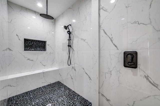 488 Klas Rd, Sherman, TX 75092 - bathroom with a marble finish shower