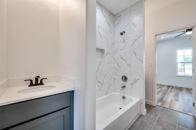 488 Klas Rd, Sherman, TX 75092 - full bathroom with vanity and  shower combination